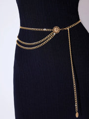 Metal Layered Waist Chain