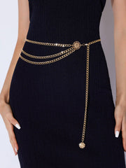 Metal Layered Waist Chain