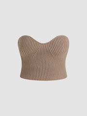 Two-Piece Tube Top & Cardigan Curve & Plus