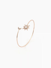 Whimsigoth Sun & Star Decor Arm Cuff