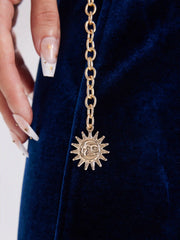 Whimsigoth Star & Moon Layered Waist Chain