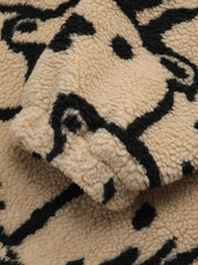 All Over Print Faux Fur Jacket Curve & Plus