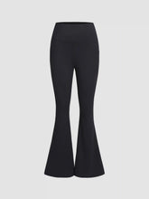 High Waist Solid Flared Leggings