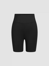 High Waist Knee Length Biker Shorts