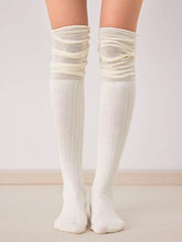 Solid Over The Knee Socks