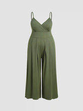 V-neck Cami Wide Leg Jumpsuit Curve & Plus
