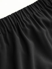 Ruffle Elastic Waist Maxi Skirt Curve & Plus
