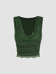 Lace Crop Tank Top