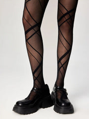 Striped Decor Tights