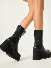 Classic Heeled Ankle Boots
