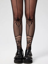 Spiderweb Pattern Fishnet Tights