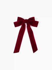 VELVET BOWKNOT HAIR CLIP