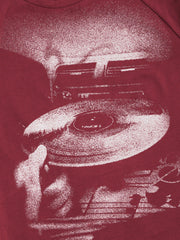 Jersey Round Neckline Graphic Short Sleeve Tee
