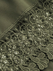 Lace Trim Tiered Cami Maxi Dress
