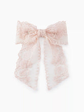 Lace Flower Bowknot Hair Clip