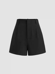 High Rise Cinched Waist Shorts
