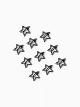 10pcs Glittering Star Shaped Small Hair Clips