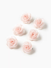 6PCS ROSE HAIR CLIPS