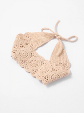 FLORAL KNIT HEADSCARF