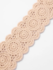 FLORAL KNIT HEADSCARF