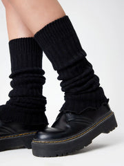 KNIT LEG WARMERS