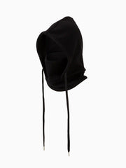 DRAWSTRING WAFFLE BALACLAVA CAP