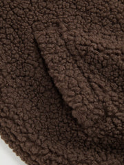 Teddy Fleece Jacket With Hood
