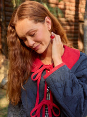 Cute Cherry Drop Earrings
