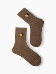 2 PAIRS FRUIT CREW SOCKS