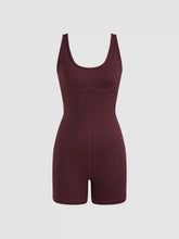 CIDERAIRYâ„¢ Scoop Neckline Mid Rise Solid Active Romper