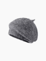 SOLID FUZZY BERET