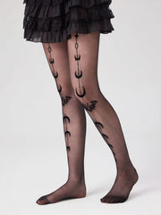 MOON & BAT NYLON TIGHTS