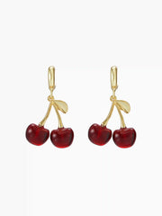 CHERRY DROP EARRINGS