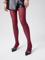 100D SOLID VELVET TIGHTS