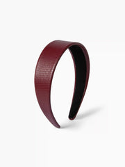 CROCODILE PATTERN WIDE HEADBAND