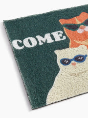 GLASSES PUPPY DOOR MAT