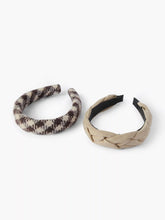 2PCS TARTAN HEADBAND SET