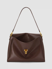 SOFT FAUX LEATHER TOTE BAG