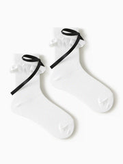 BOW & RUFFLE CREW SOCKS