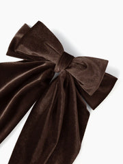 BOWKNOT VELVET HAIR CLIP