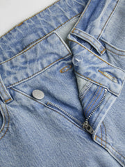 Stretch Cider Denim Low Rise Straight Leg Jeans