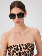 OVAL FRAME METAL FASHION GLASSES