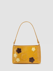 FLOWER FAUX LEATHER HANDBAG & CROSSBODY BAG