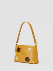 FLOWER FAUX LEATHER HANDBAG & CROSSBODY BAG