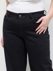 Mid-Rise Straight Leg Curve & Plus