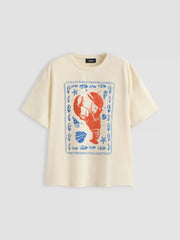Oversized Lobster Graphic Tee