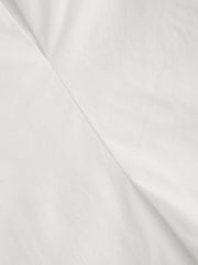Cotton-blend Polo Stripe Waist-cinching Shirt