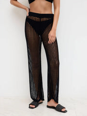 Hollow Out Cover Up Pants