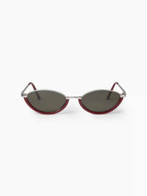 TWO-TONE FRAME CAT-EYE FASHION GLASSES