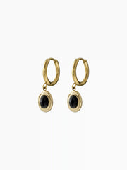 BLACK ONYX STAINLESS STEEL EAR WRAP